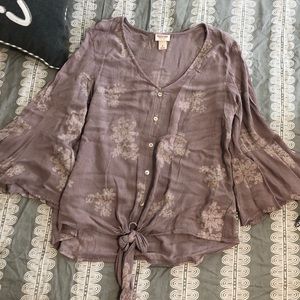 Adorable light purple target top